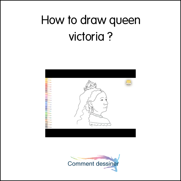 How to draw queen victoria